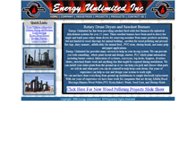 Tablet Screenshot of energyunlimitedinc.com